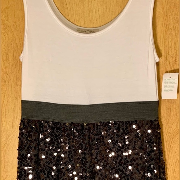 Moa Moa size medium NWT sequin tank dress - Picture 6 of 6